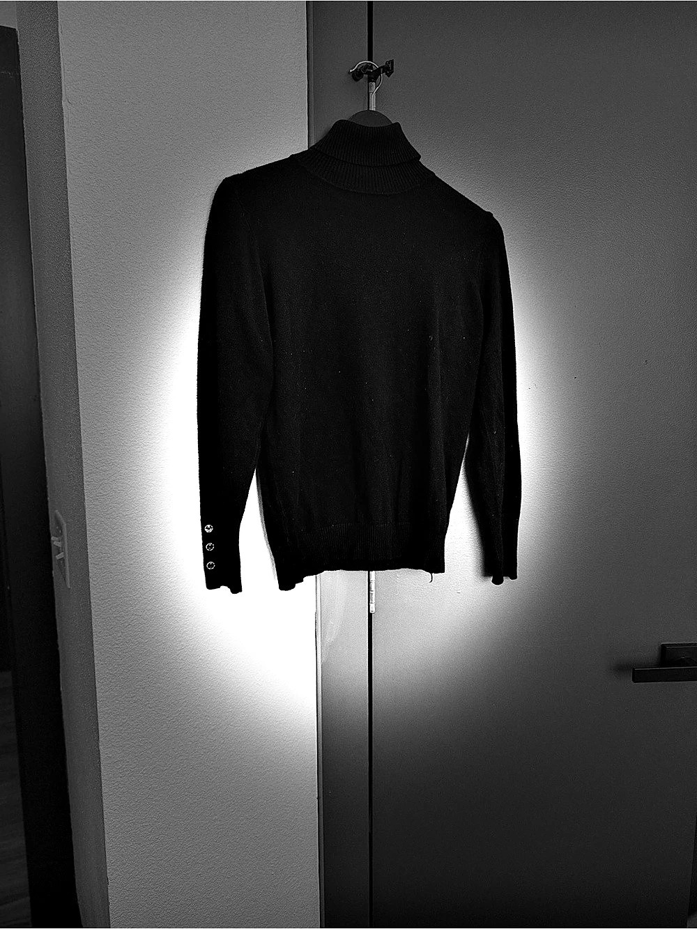 Joseph A Black Turtleneck Sweater